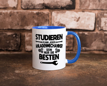 Nur die besten werden Anlagenmechaniker Humor Geschenkidee Tasse