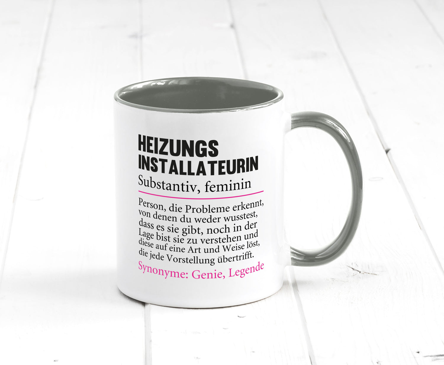 Heizungsinstallateurin | Beruf Spruch Heizung Geschenkidee Arbeit Kollegen Büro