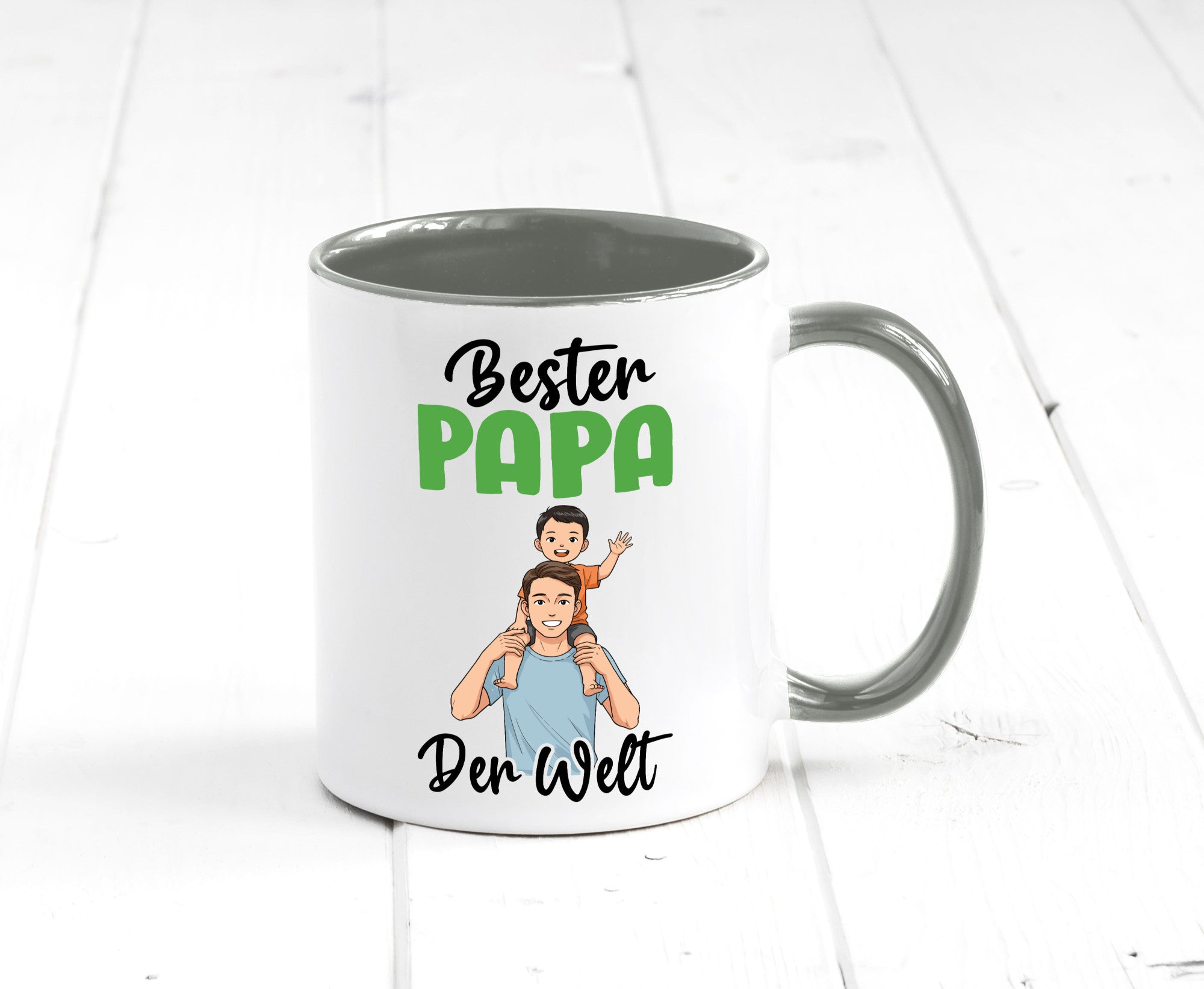 Bester Papa | Vatertag Daddy Familie lustiger Spruch Geschenk Geschenkidee Tasse