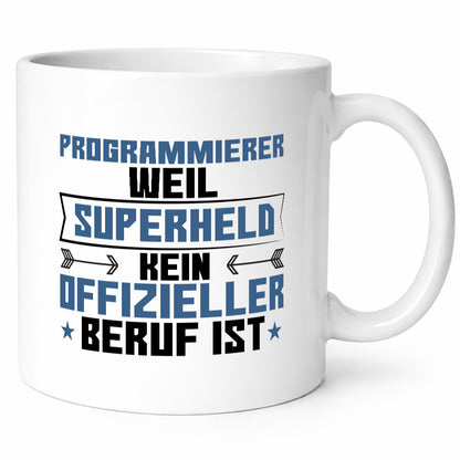 Superheldin Programmierer | Software Entwickler Humor Geschenkidee Tasse