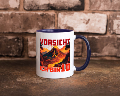 10. Geburtstag | 10 Jahre Vulkanausbruch Vulkan Humor Geschenkidee Tasse
