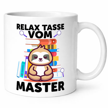 Relax Tasse: Master | Universität Student lustiger Spruch Geschenk Humor