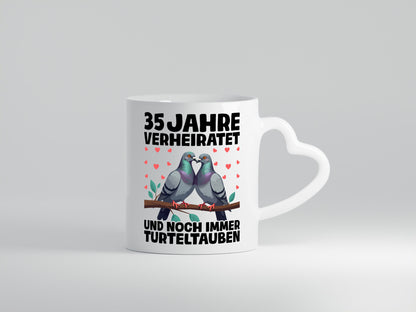 35 Jahre verheiratet | Turteltauben Ehe Ehepaar Geschenk Humor Geschenkidee