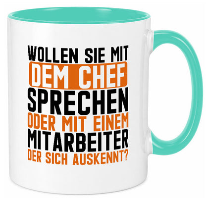 Wollen sie mit dem Chef Sprechen | Mitarbeiter Humor Arbeit Kollegen Büro