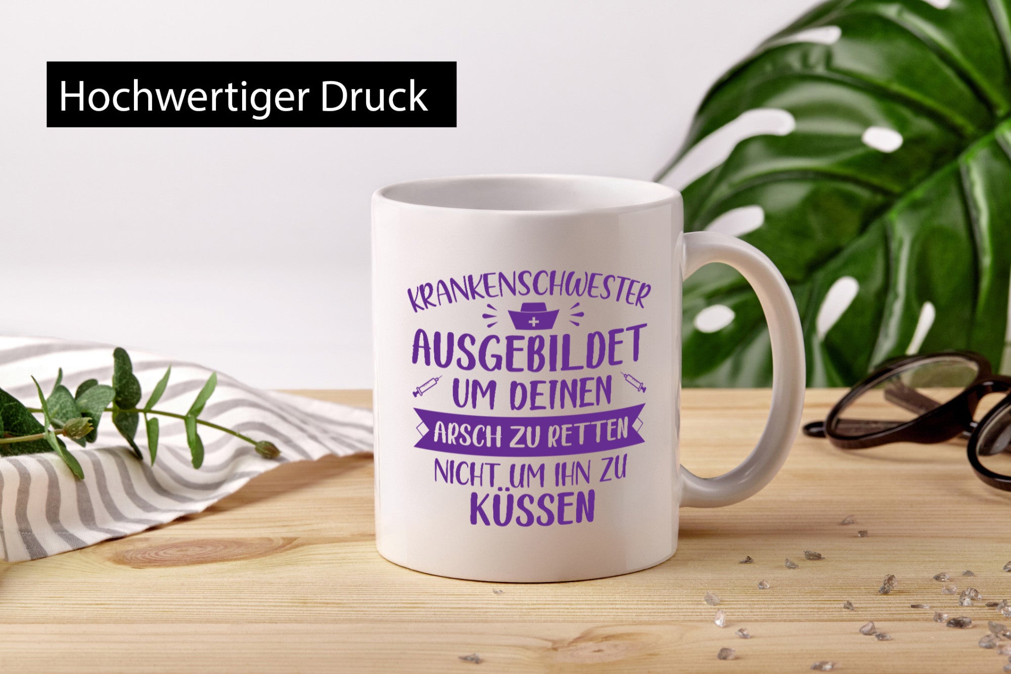 Ausgebildet um deinen Arsch zu retten | Spritzen Geschenk Humor Geschenkidee