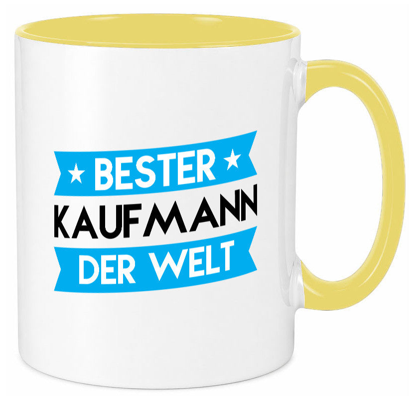 Bester Kaufmann Kaufmänner lustiger Spruch Geschenk Humor Geschenkidee Tasse
