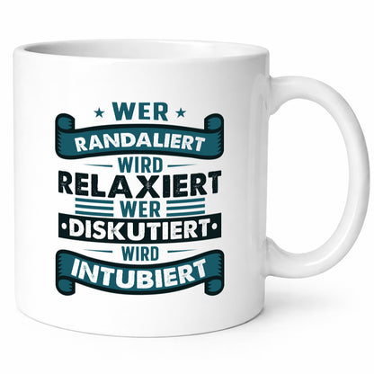 Randalierend, diskutierend, intubierend | Sterne Humor Tierliebhaber Geschenkidee