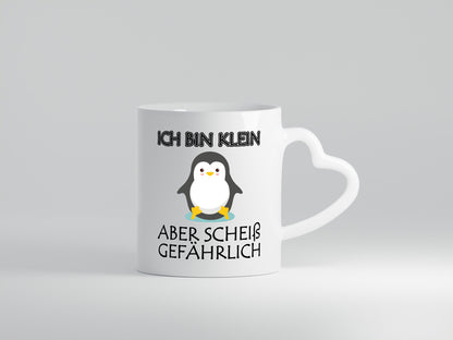 Kleiner Pinguin | klein aber gefährlich süßer Spruch Geschenkidee Humor Tasse