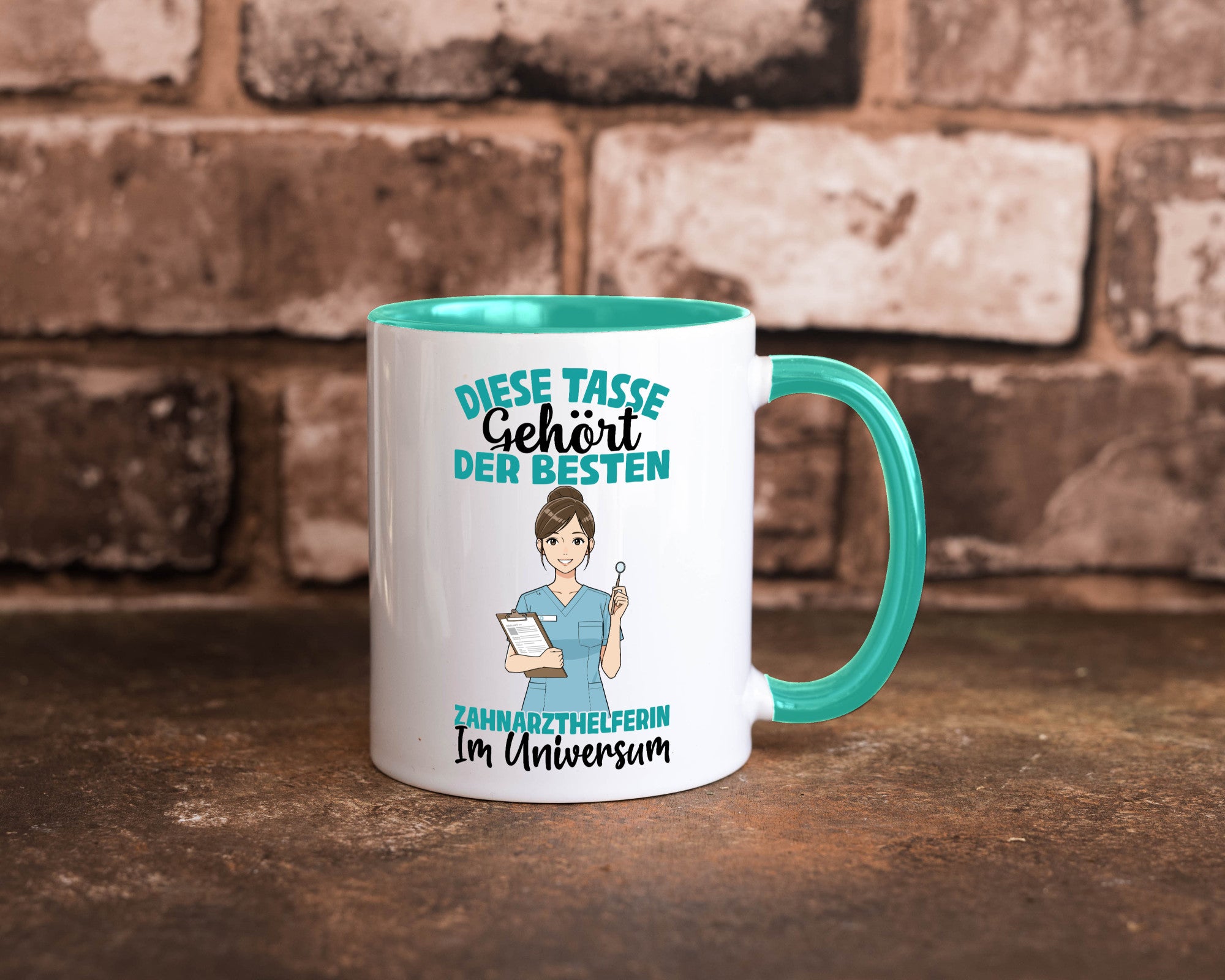 Im Universum: Zahnarzthelferin | Zahnmedizin Humor Geschenkidee Tasse