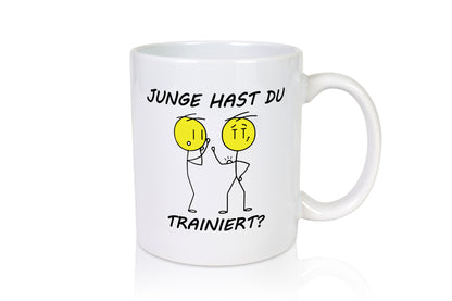 Junge hast du Trainiert? | Gym Muskelaufbau Geschenk Humor Geschenkidee