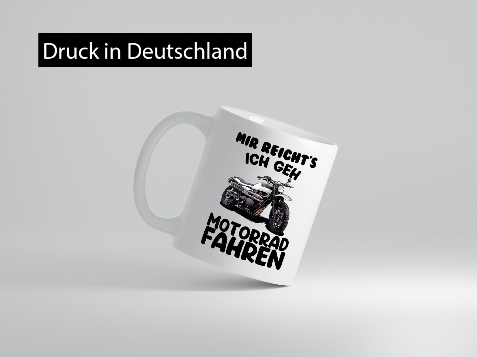 Motorrad Fahrer Tasse Geschenkidee Humor