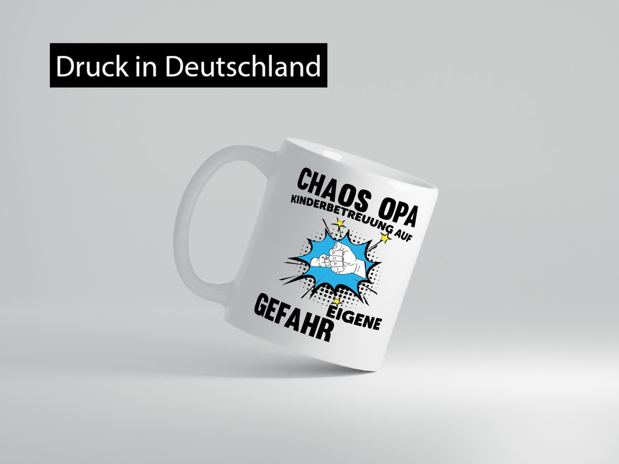 Chaos Opa | Kinderbetreung auf eigene Gefahr lustig Familie Geschenkidee