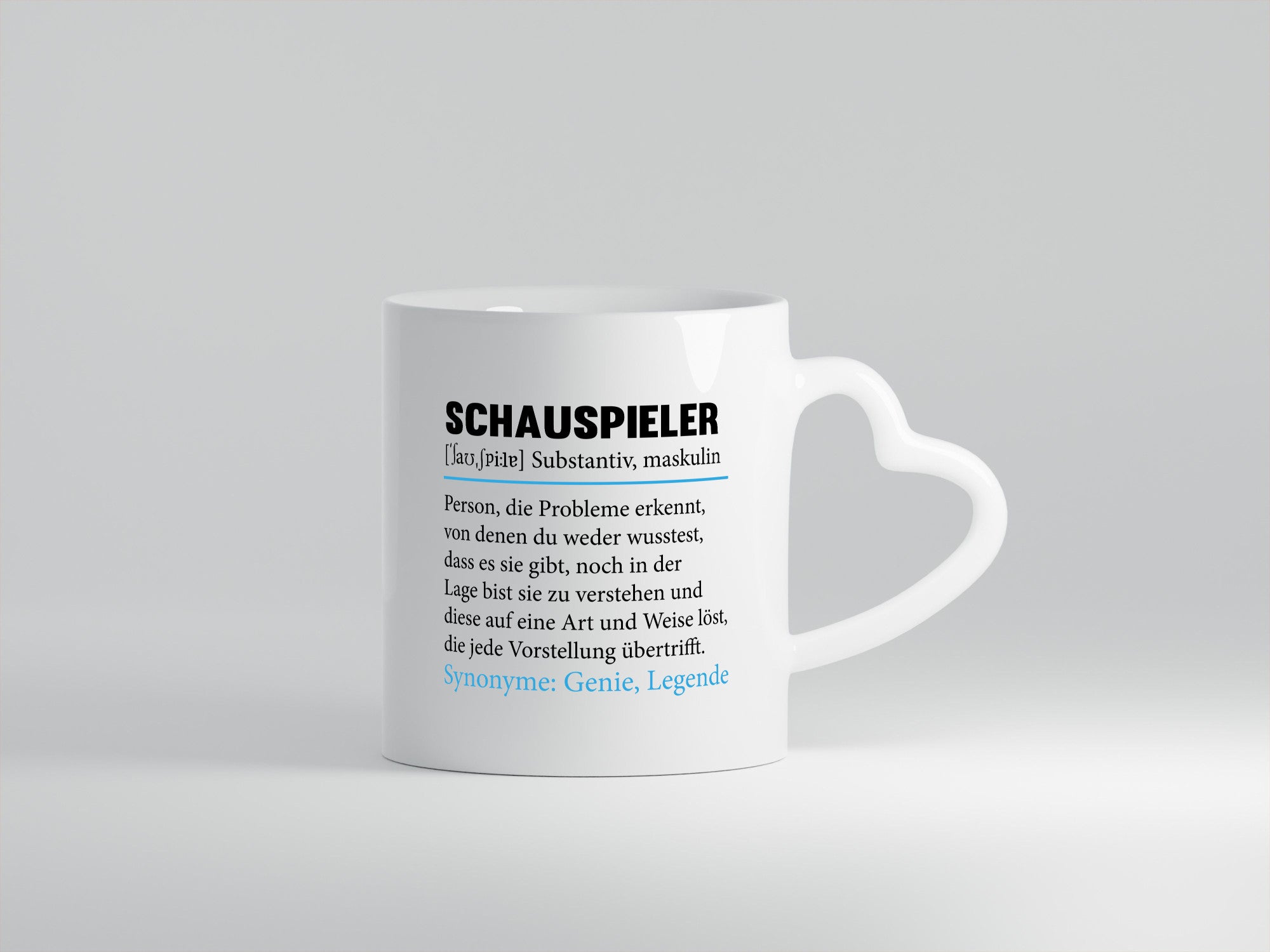 Schauspieler | Spruch Theater Beruf Humor v2 Arbeit Kollegen Büro Geschenkidee