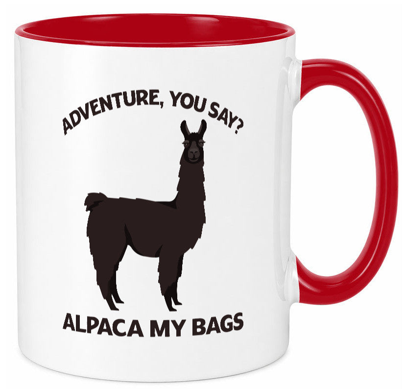Adventure, Alpaca | Humor Geschenkidee Tasse