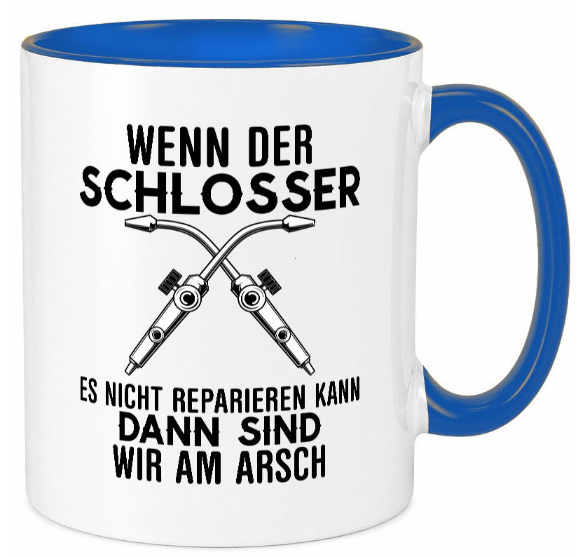 Der Schlosser lustiger Spruch Geschenk Humor Geschenkidee Tasse