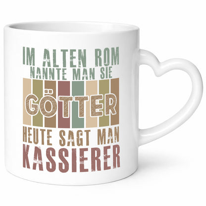 Heute sagt man: Kassierer lustig Humor Geschenkidee Geschenk Tasse