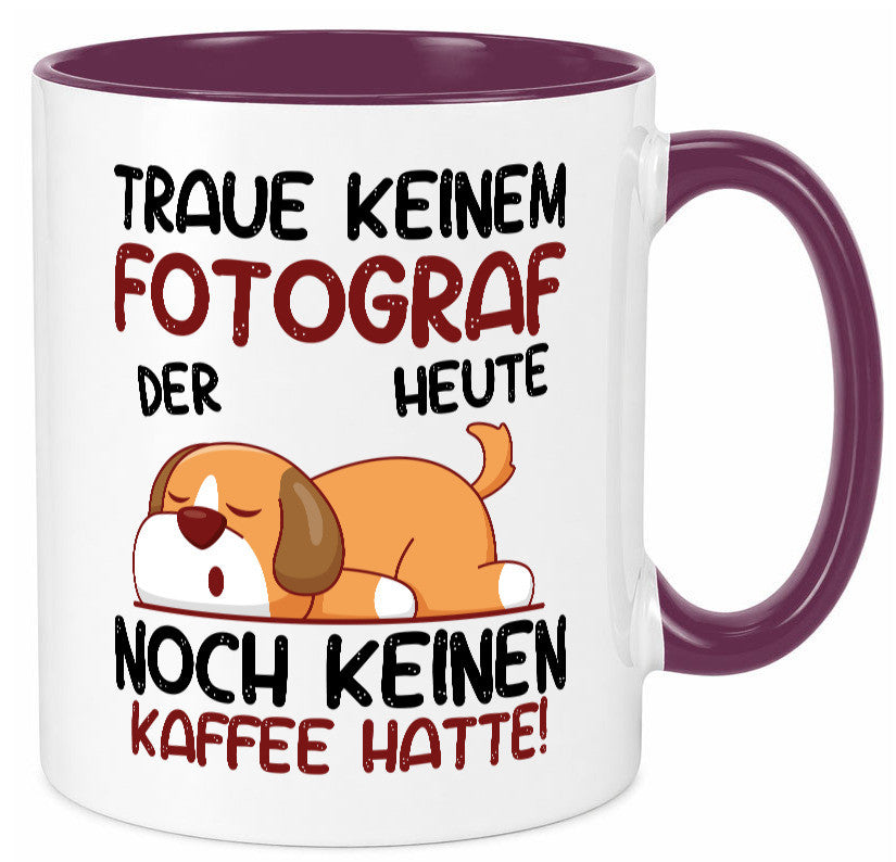 Traue keinem Fotograf | Fotografie Kamera lustiger Spruch Geschenk Humor