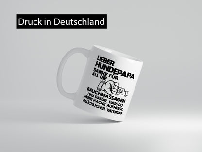 Hundepapa, danke Bauchmassagen, Kake aufheben | Vatertag Geschenkidee Familie