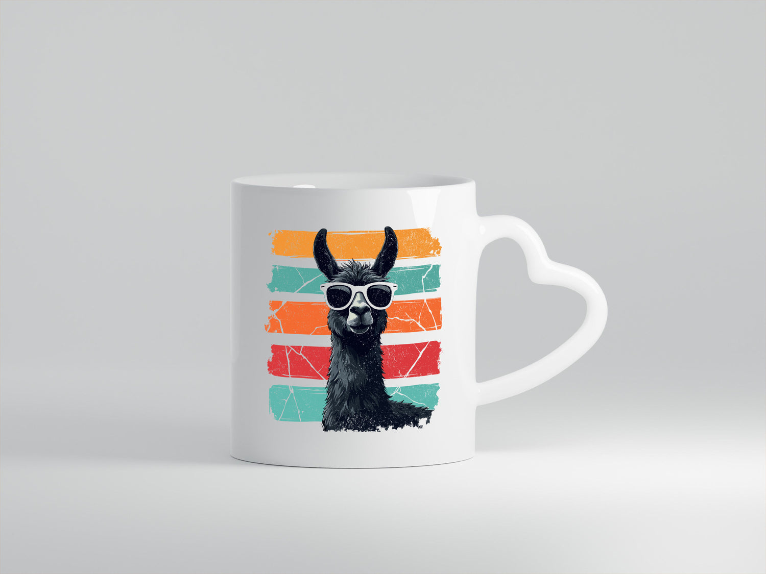 Alpaka | Lama mit Sonnenbrille Humor Geschenkidee Tasse