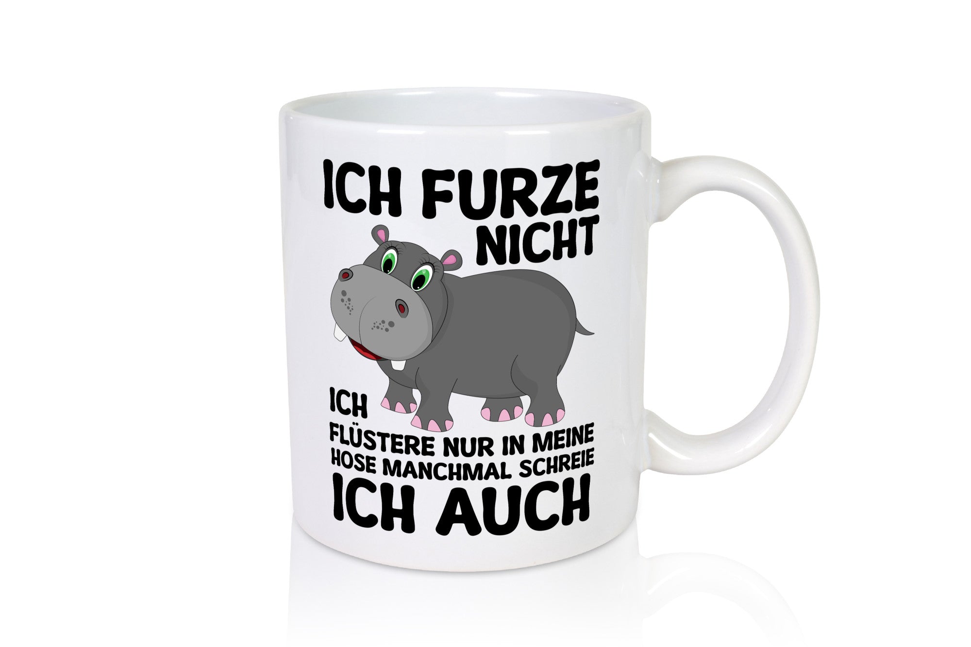 Ich furze nicht | furznilpferd v2 Humor Geschenkidee Tasse