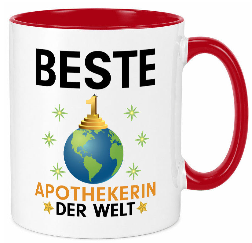Welt Beste Apothekerin | Apotheke Pharmazie Geschenk Humor Geschenkidee Tasse