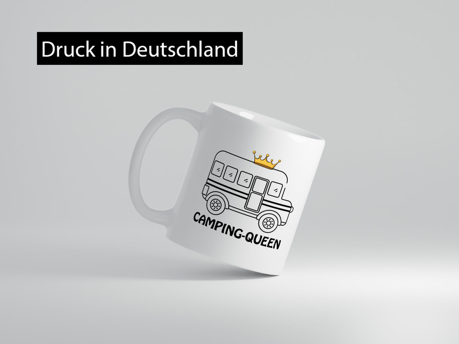 Camping Queen lustiger Spruch Geschenk Humor Geschenkidee Tasse