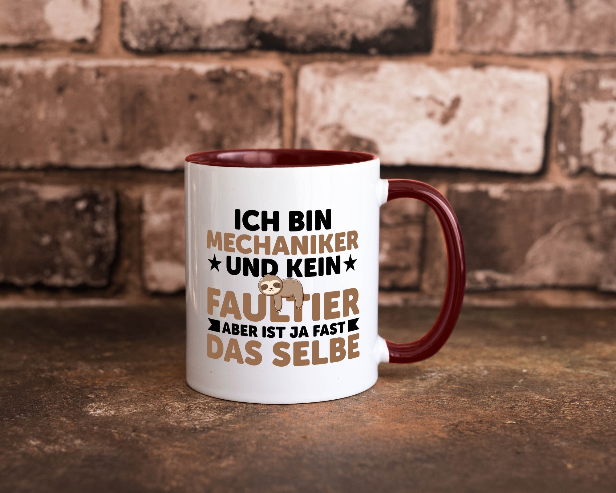 Ich bin kein Faultier: Mechaniker | KFZ Werkstatt Humor Tierliebhaber