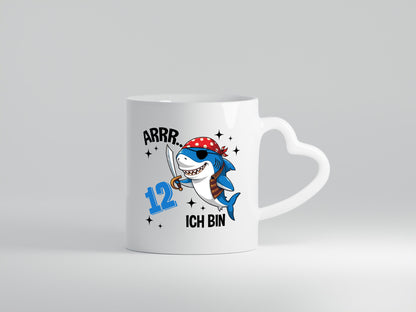 12. Geburtstag | 12 Jahre Arr Pirat Hai Piraten Geschenk Geschenkidee lustiger