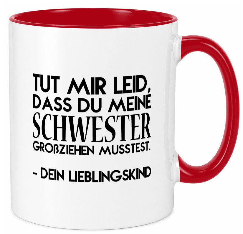 Lieblingskind | Eltern Schwester Kinder lustig Geschenk Humor Geschenkidee