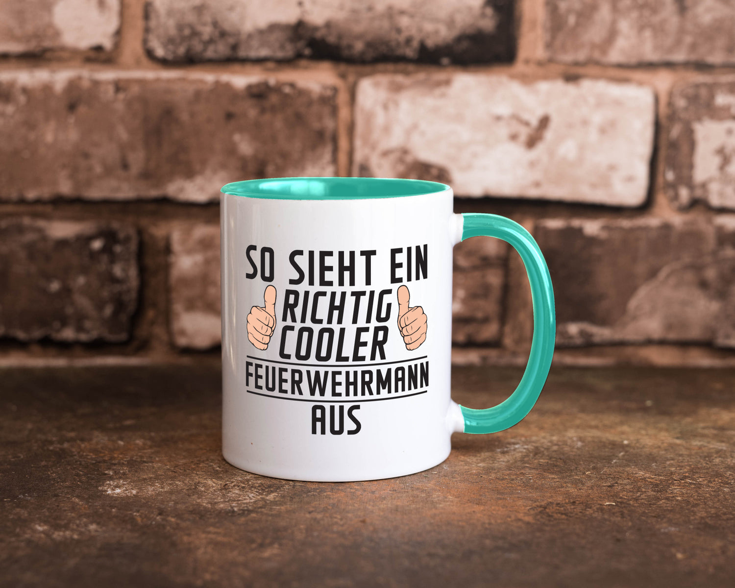 Richtig Cooler Feuerwehrmann | Feuerwehr Geschenkidee Humor Tasse