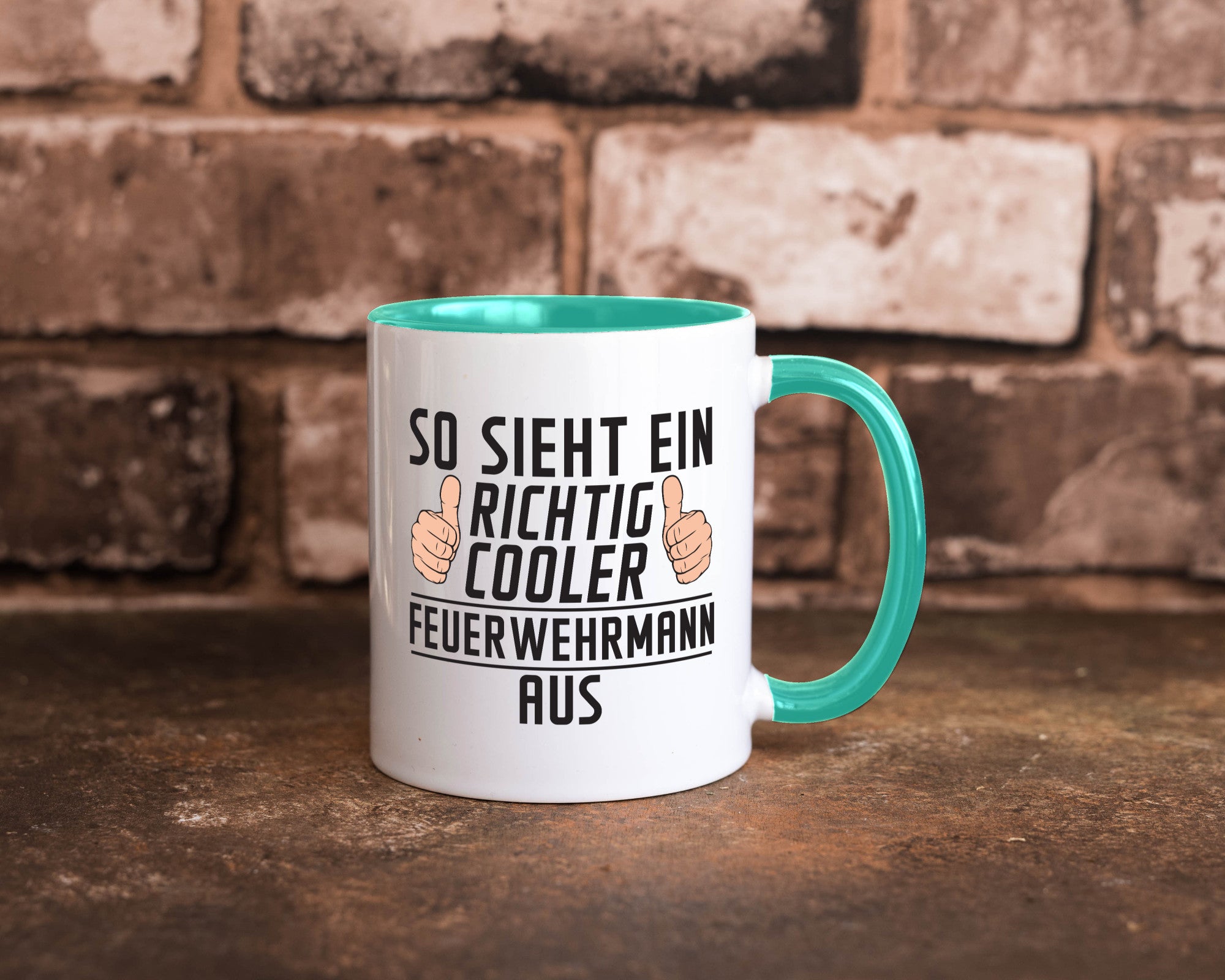 Richtig Cooler Feuerwehrmann | Feuerwehr Geschenkidee Humor Tasse