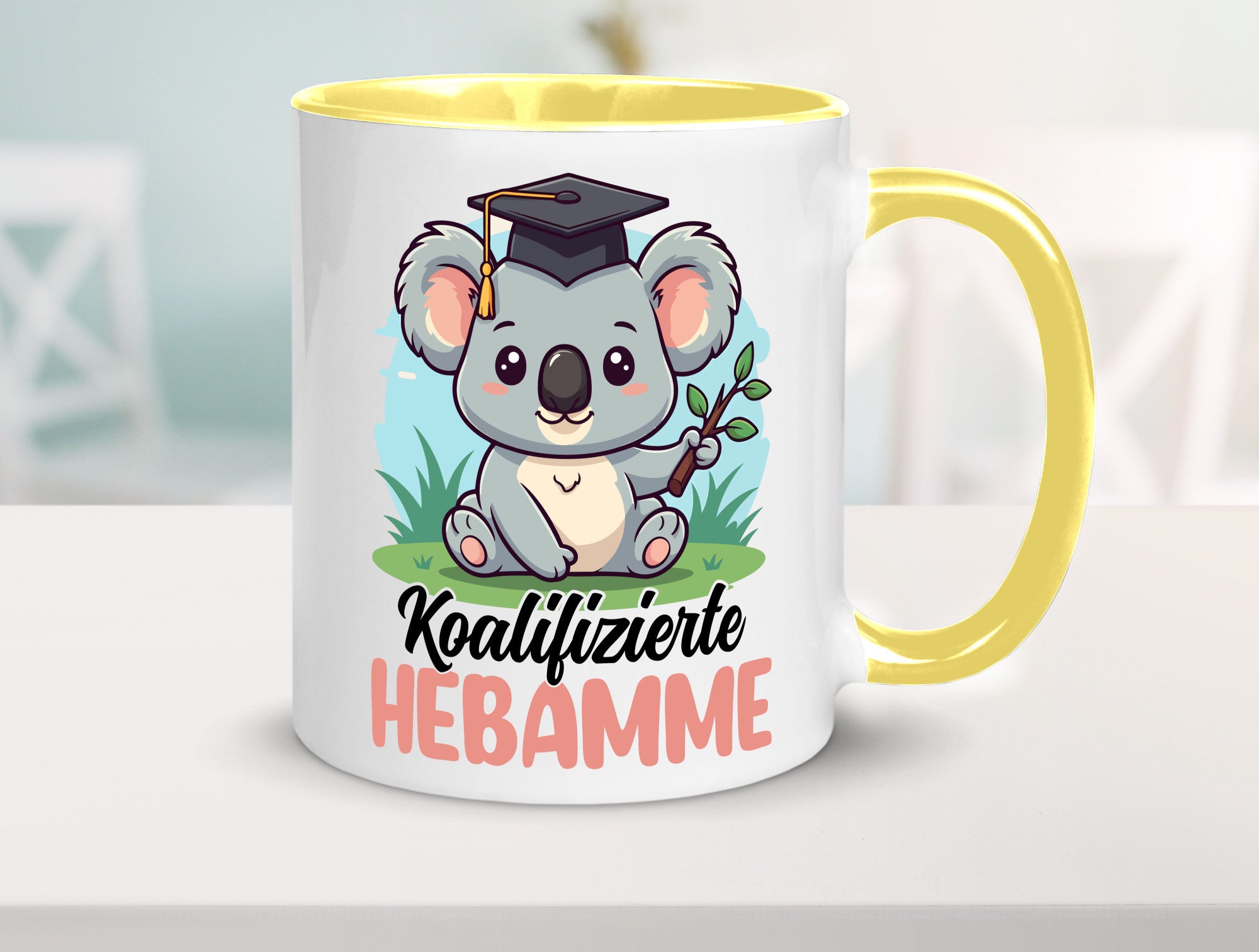 Koalifizierte Hebamme | Geburtshilfe Geschenkidee Humor Tasse