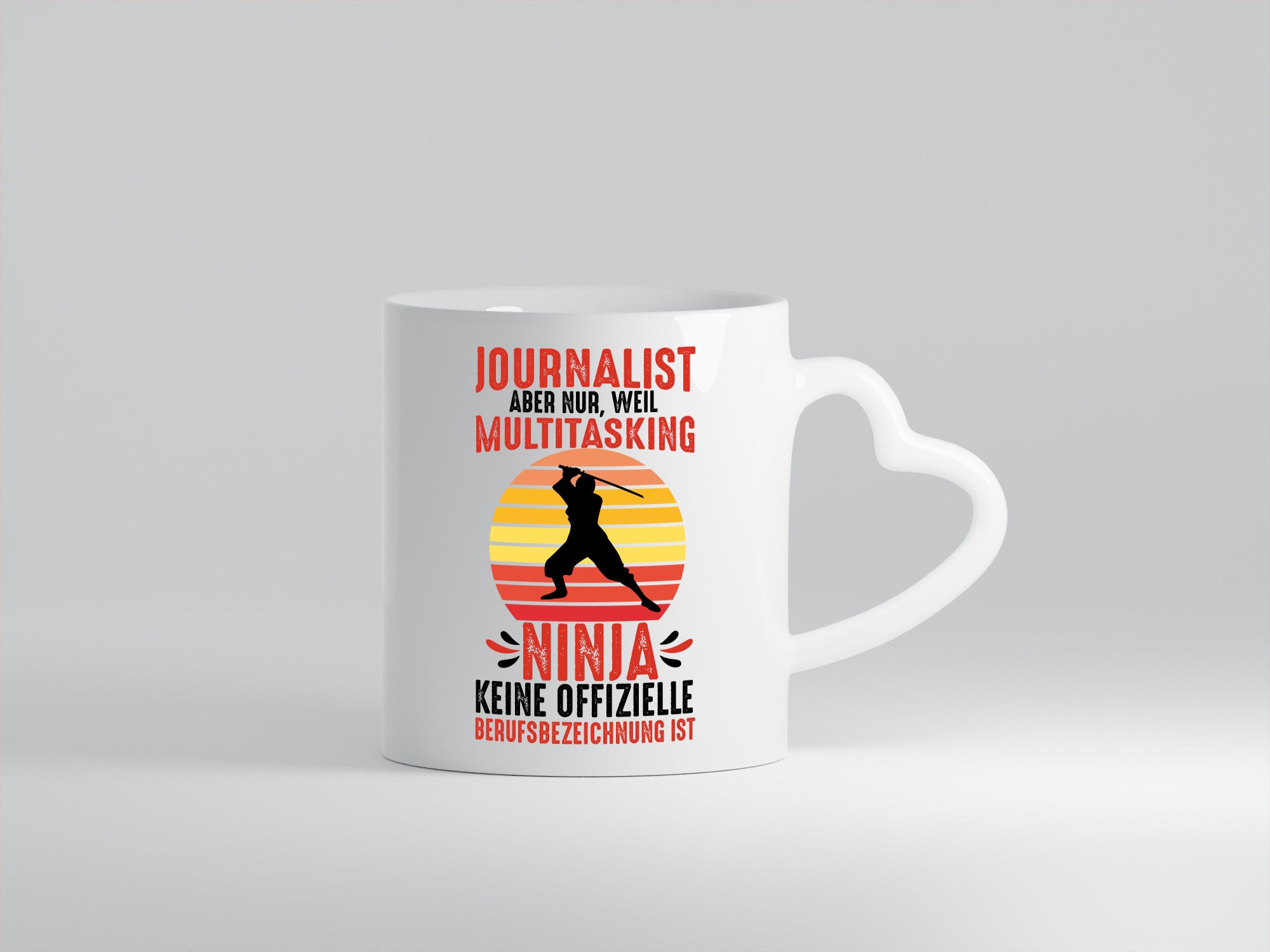 Journalist weil Multitasking Ninja kein Beruf ist Geschenk Arbeit Kollegen Büro
