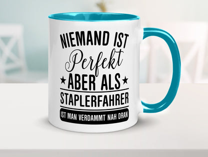 Verdammt nah dran: Staplerfahrer | Gabelstapler Fahrer lustig Humor