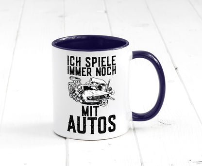 Spiele noch mit Autos | Werkstatt Werkzeug Mechaniker lustiger Spruch Geschenk