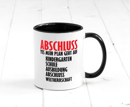 Abschluss Bachelor Geschenkidee Humor Tasse
