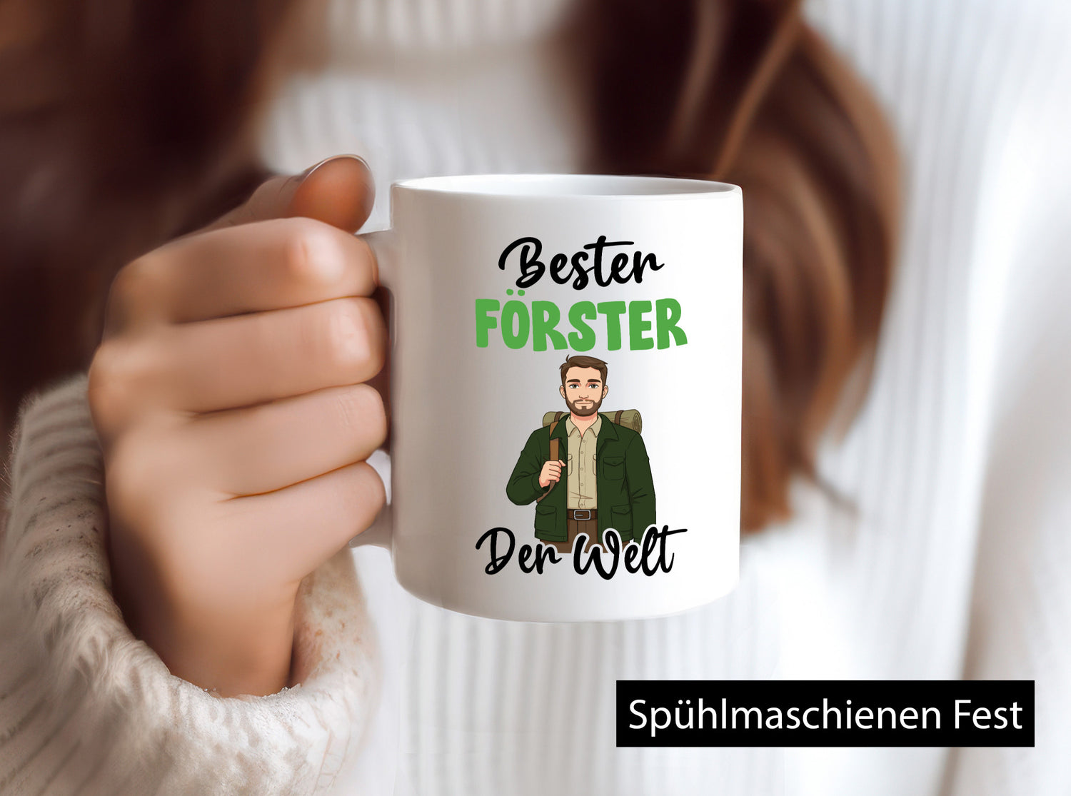 Bester Förster | Forst Arbeit v2 lustig Kollegen Büro Geschenk Tasse