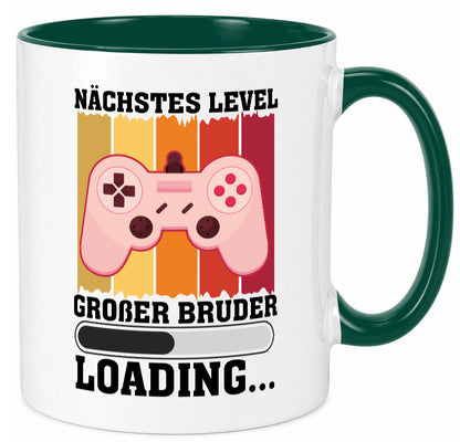 Nächstes Level | großer Bruder Geschwister Geschenkidee Humor Tasse