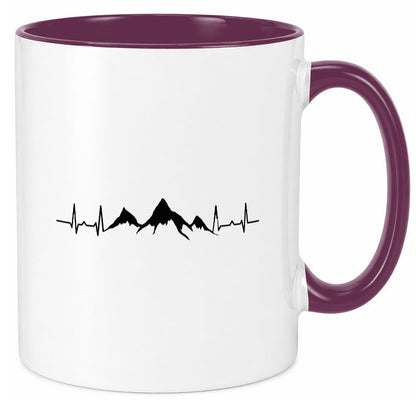 Berge Motiv | Alpen Skifahren Skiurlaub Apres Ski Geschenkidee Humor Tasse
