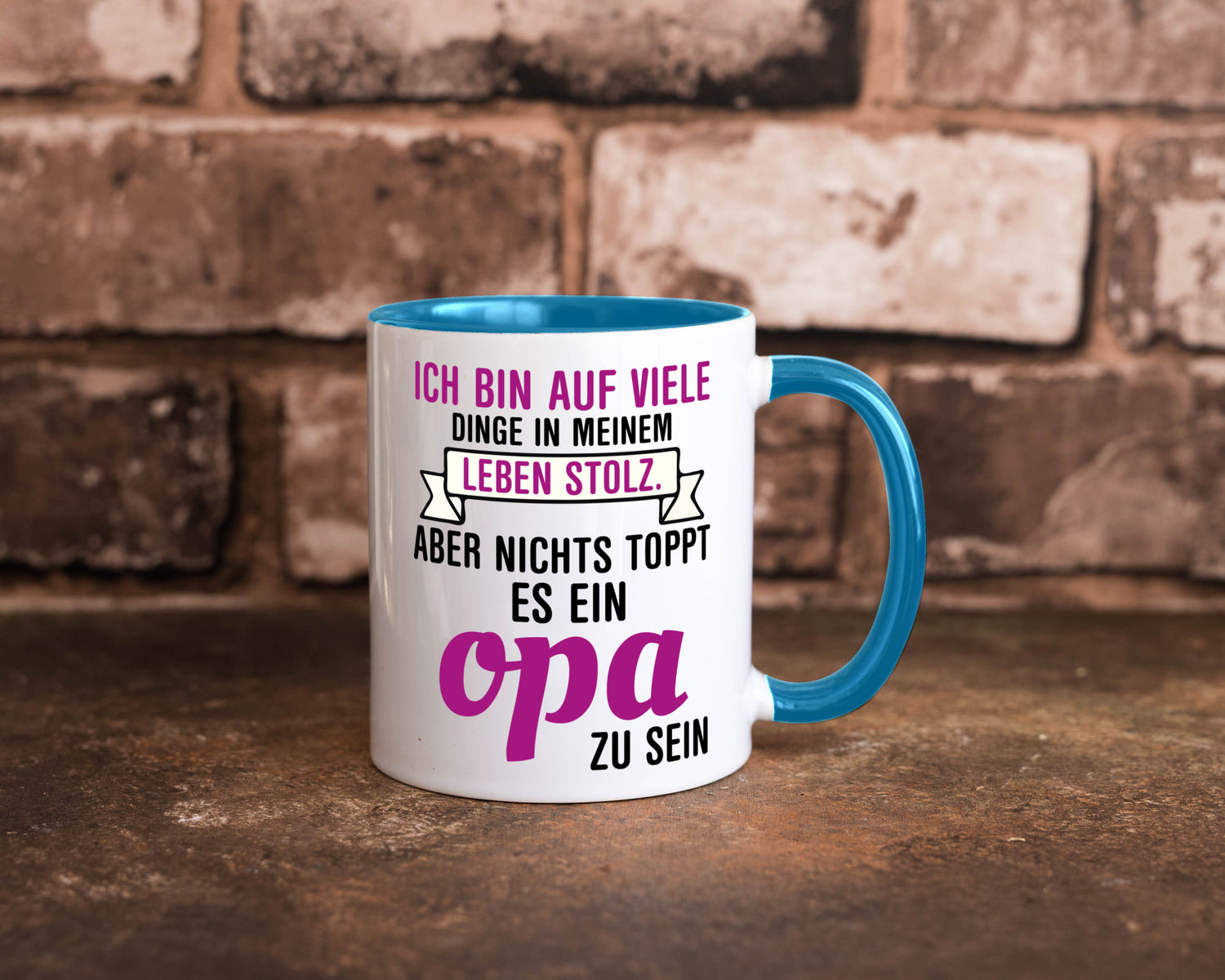 Opa Tasse | Stolzer Großvater Vatertag Enkelkinder Geschenk Familie