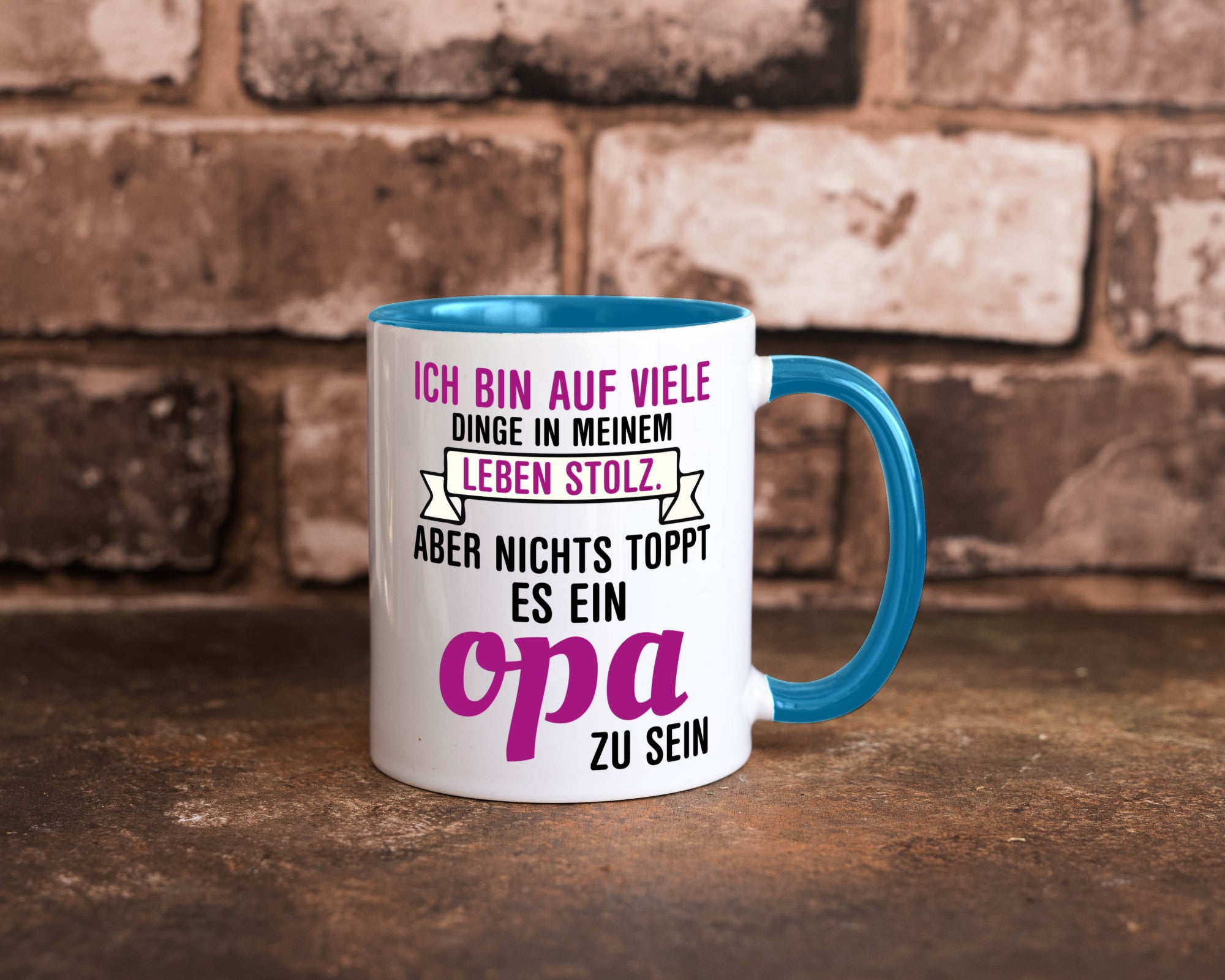 Opa Tasse | Stolzer Großvater Vatertag Enkelkinder Geschenk Familie