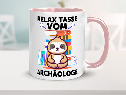 Relax Tasse: Archäologe | Archäologie Forscher lustig Humor Geschenkidee