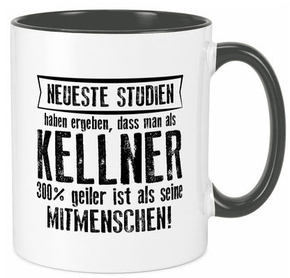 Neuste Studien: Kellner | kellnern Bedienung lustiger Spruch Geschenk Humor Tasse