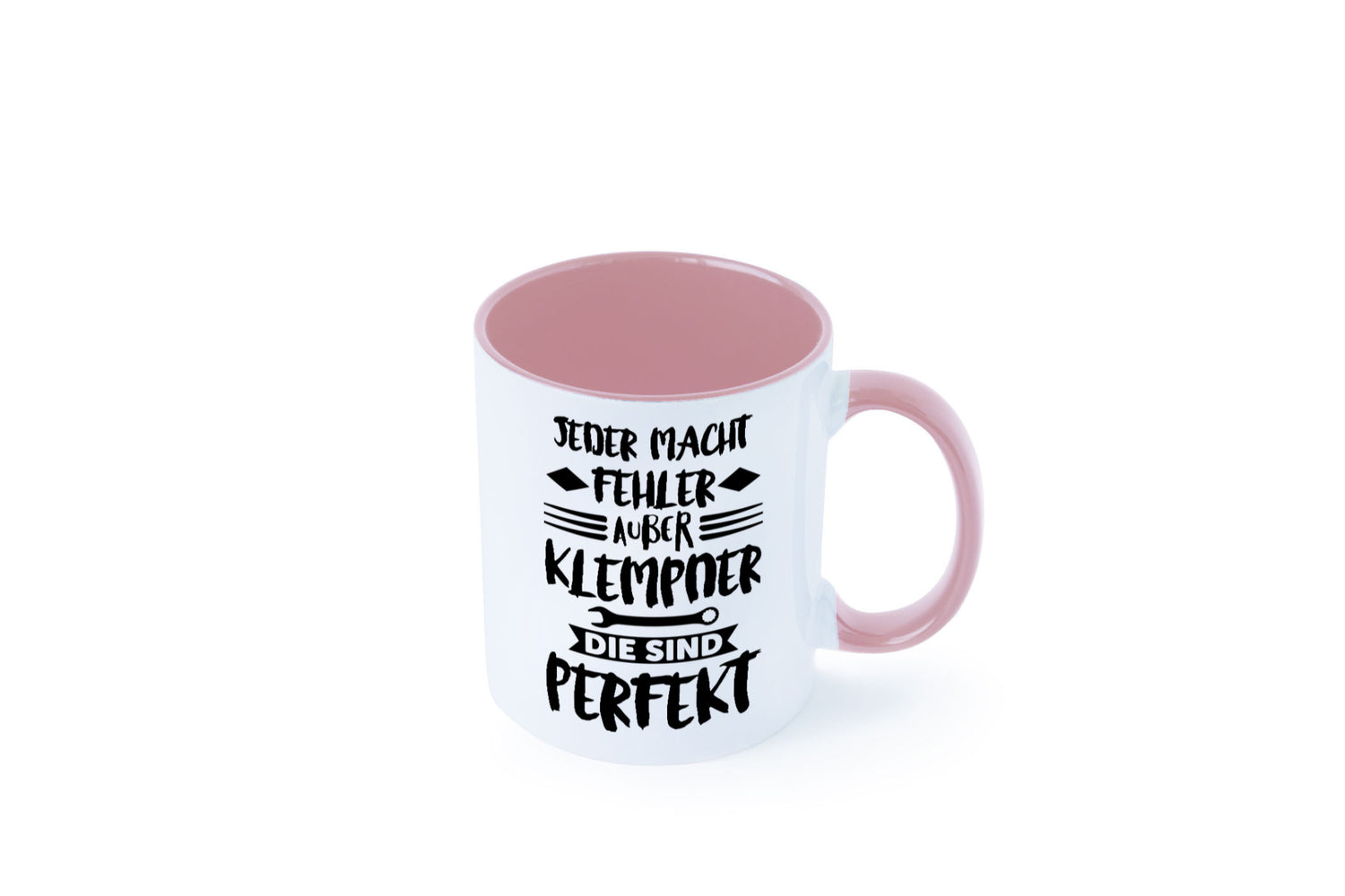 Jeder macht fehler nur Klempner sind Perfekt Humor Geschenkidee Tasse