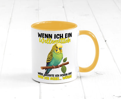 Wellensittich | Vogelbesitzer Humor Geschenkidee Tasse