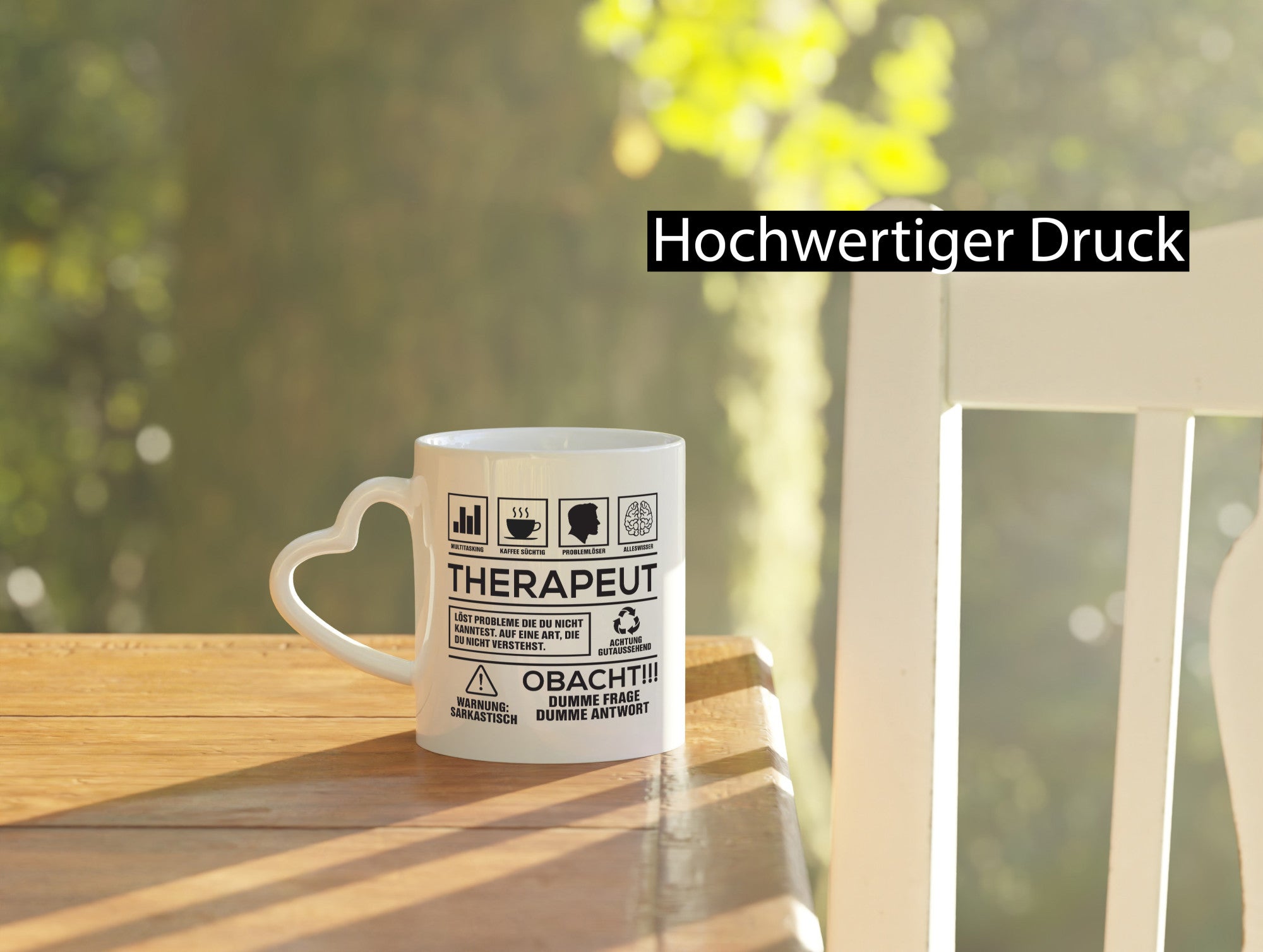 Achtung Probleme Therapeut | Psychotherapie Therapie lustiger Spruch Geschenk