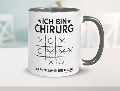 Lösung finden: Chirurg | Medizin Chirurgie v2 Geschenk Humor Geschenkidee