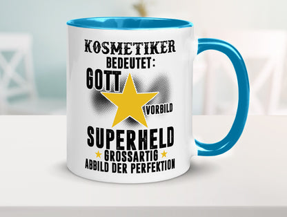 Bedeutung von Kosmetiker | Kosmetik Stylist Visagist Geschenkidee Humor Tasse