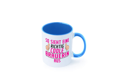 Richtig Coole Brauerin | Bier Brauerei Geschenk Humor Geschenkidee lustiger