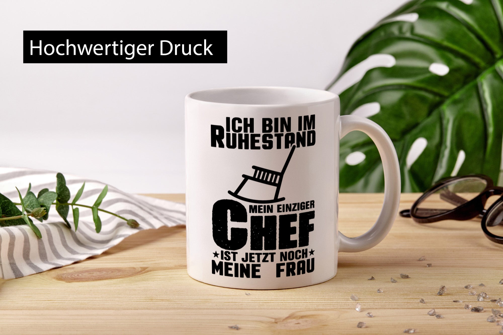 Ich bin im Ruhestand lustig Jubiläum Geschenk Tasse